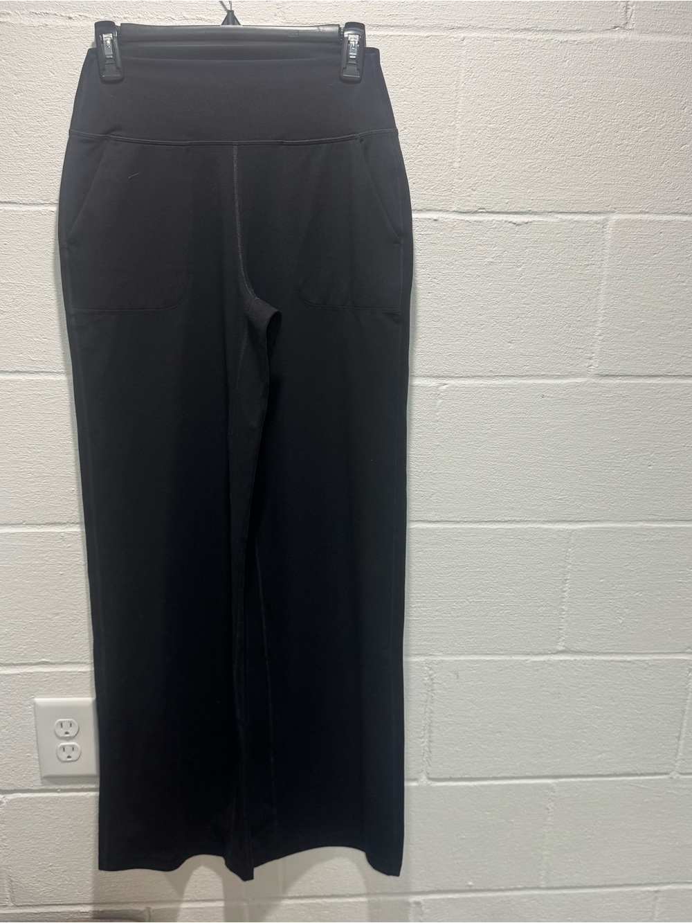Lucy Activewear Black Wide Leg Yoga Pants Size M